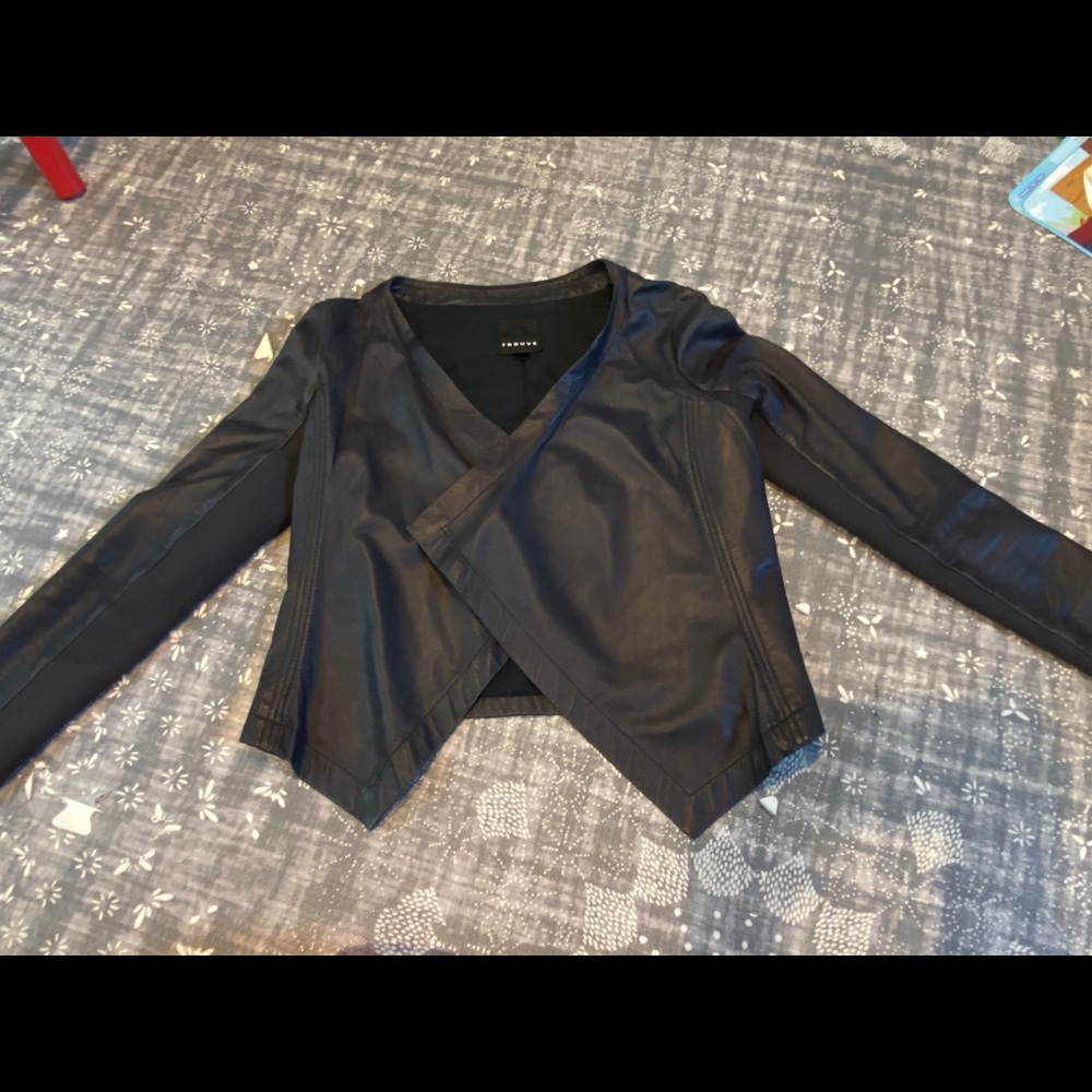 100% Authentic Leather Trouve Jacket